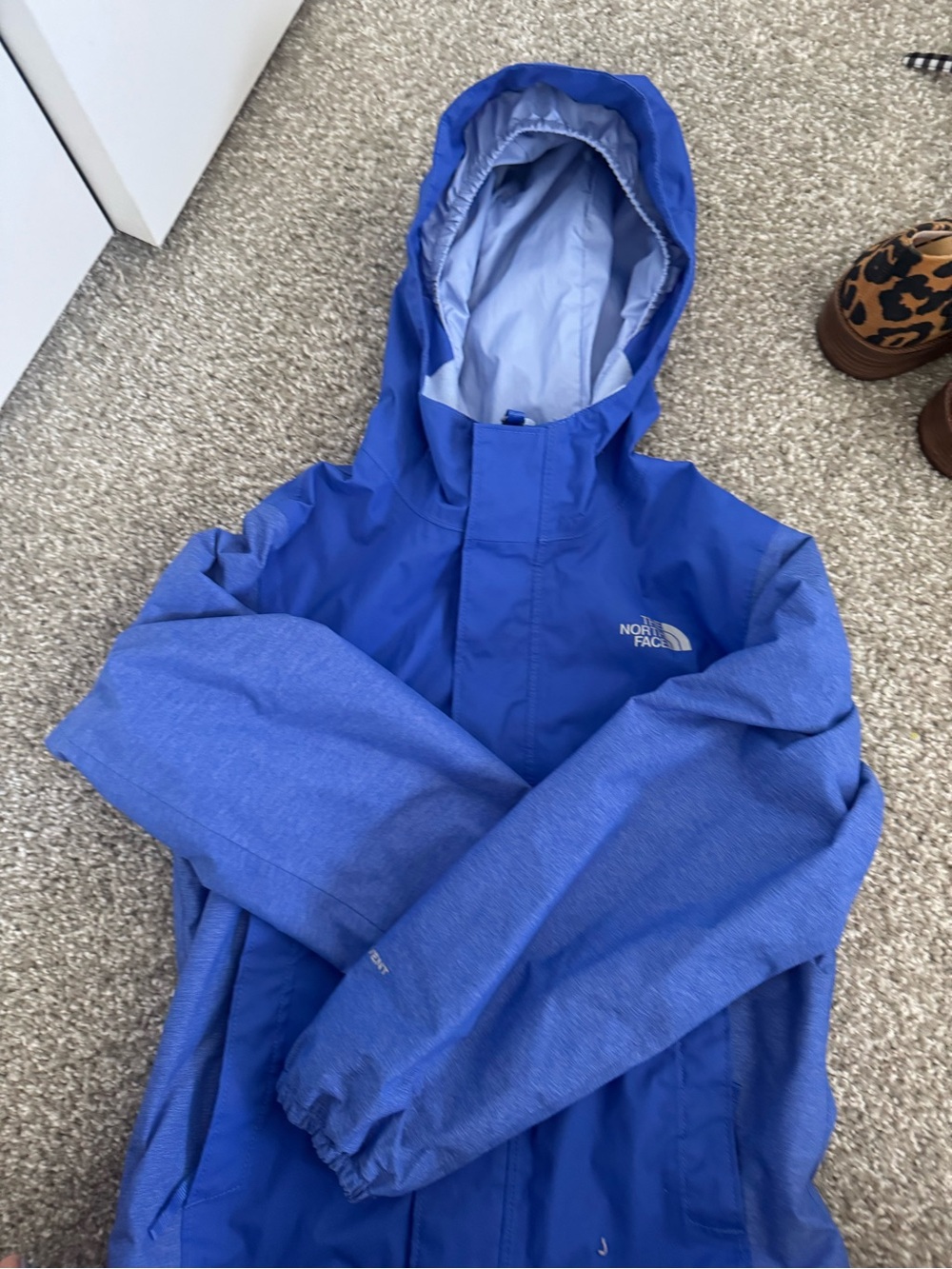 The North Face Kids' Royal Blue Hooded Rain Jacket